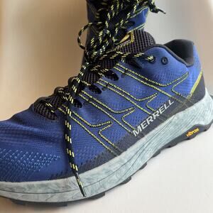 Men’s Merrell MOAB FLIGHT Sz 13 Hiking Running Outdoor Shoes Blue Trail Running